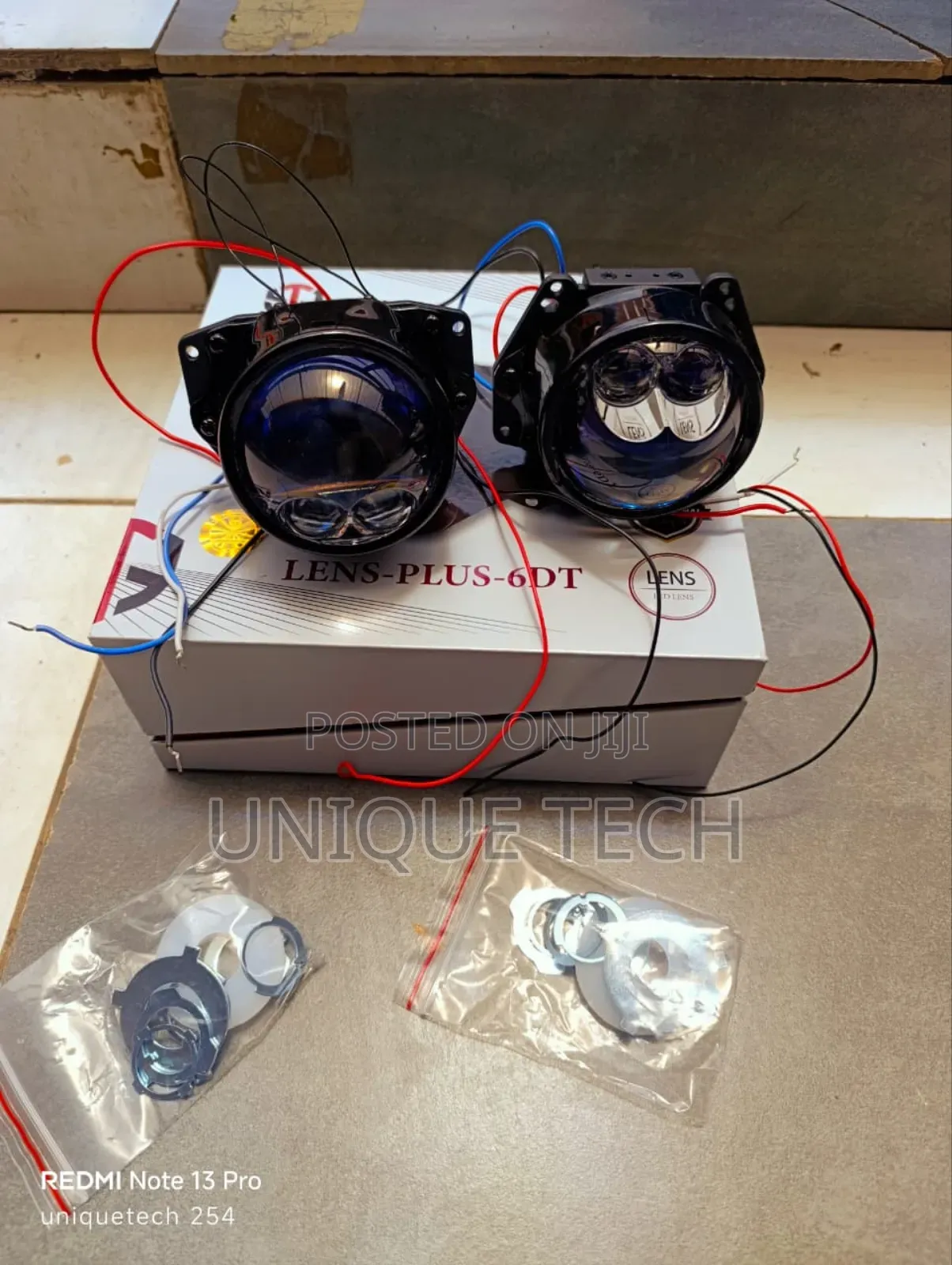 Universal 2 PCS Toby's Bi Led Laser Projector Headlights
