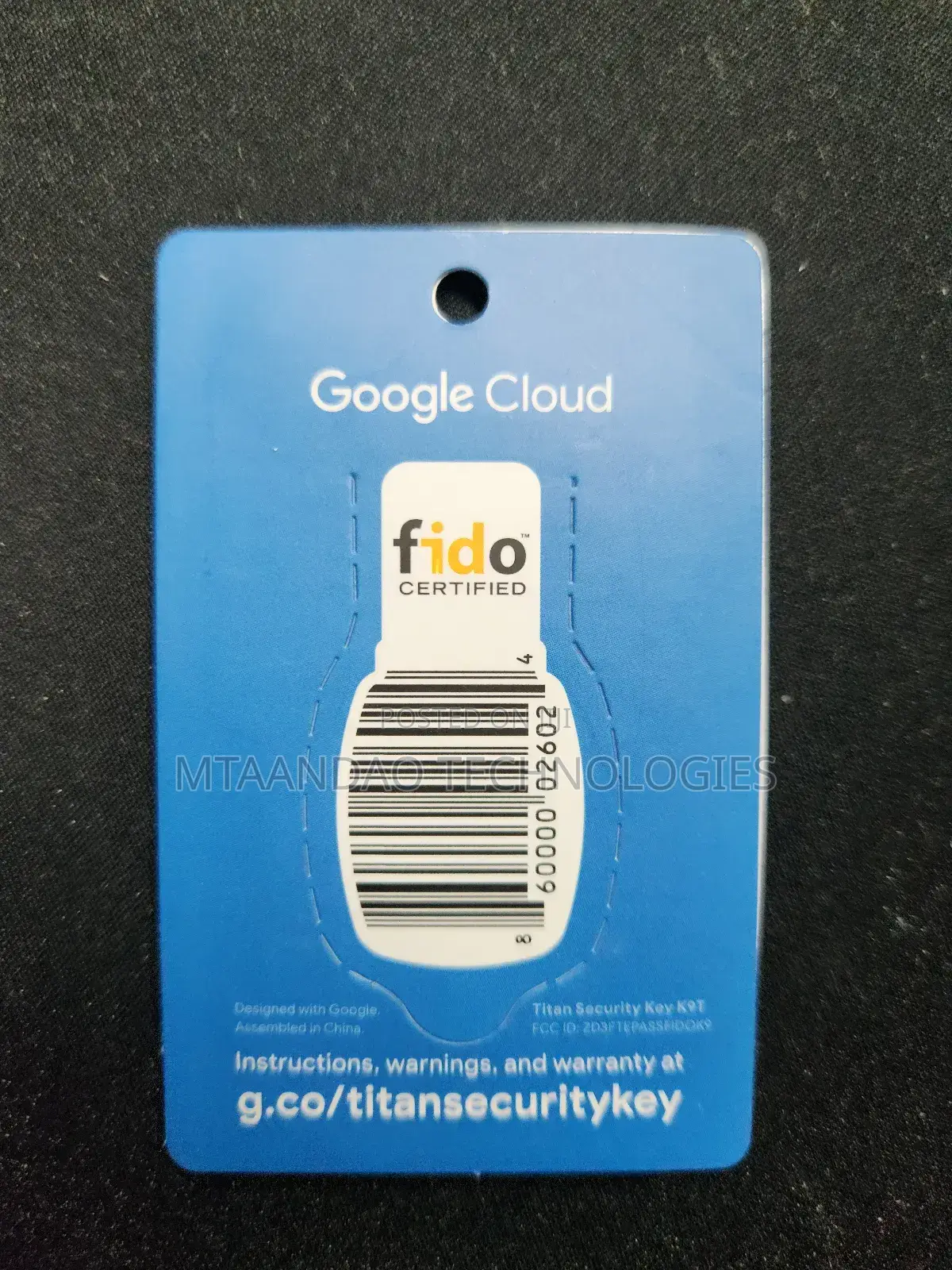 Google Titan 2fa Security Keys Usb-a/NFC (New Sealed)