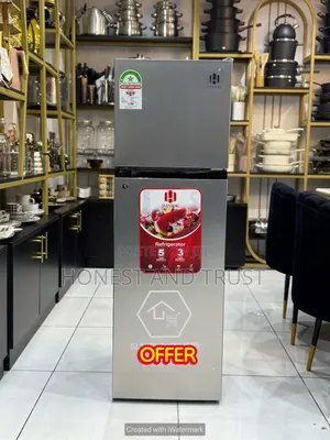 New Model 173l Hanmac Double Door Fridge