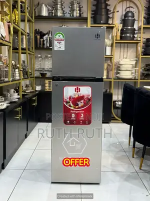 New Model 173l Hanmac Double Door Fridge