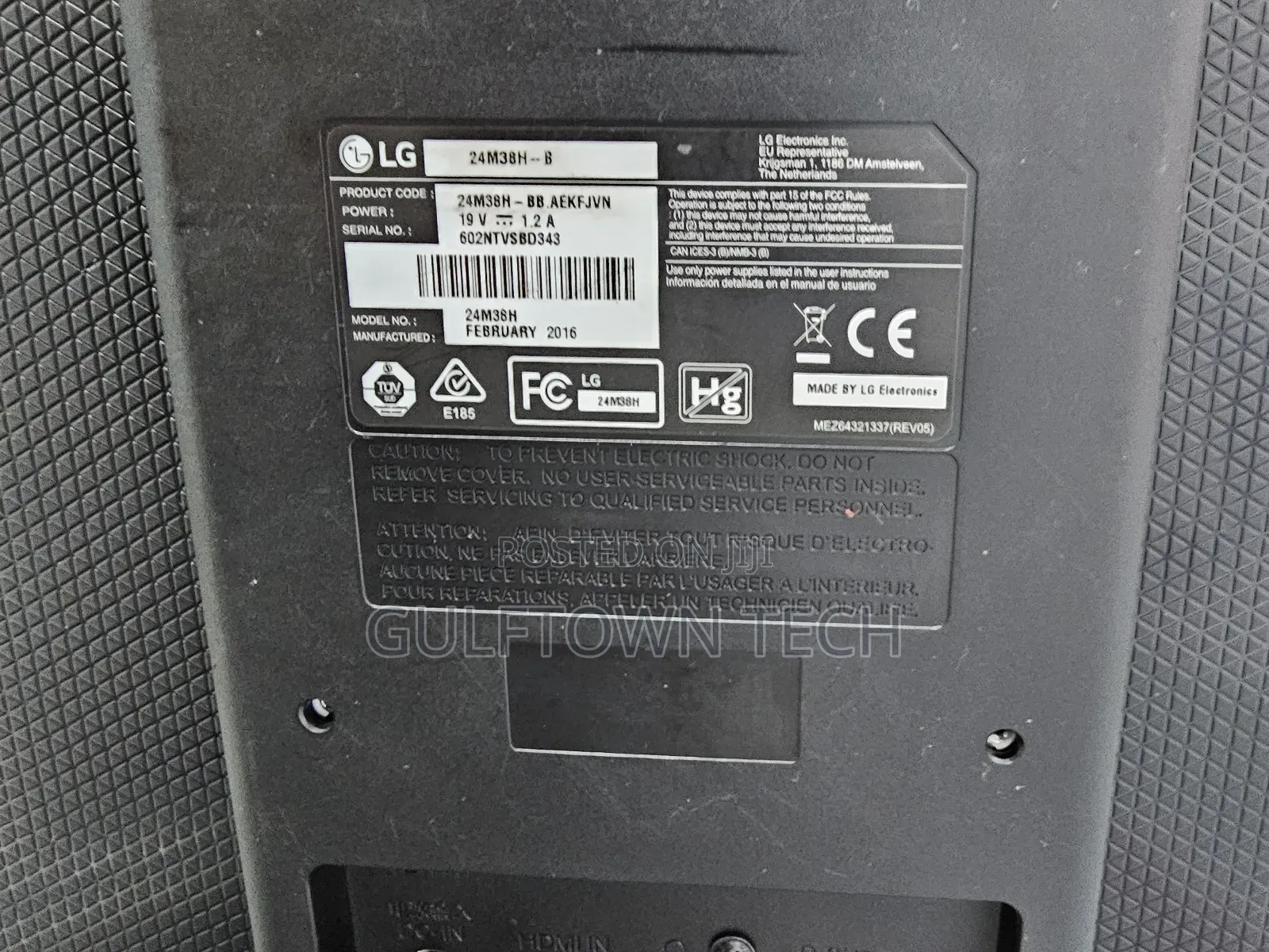 Lg 24inch TFT With Hdmi Input Slim