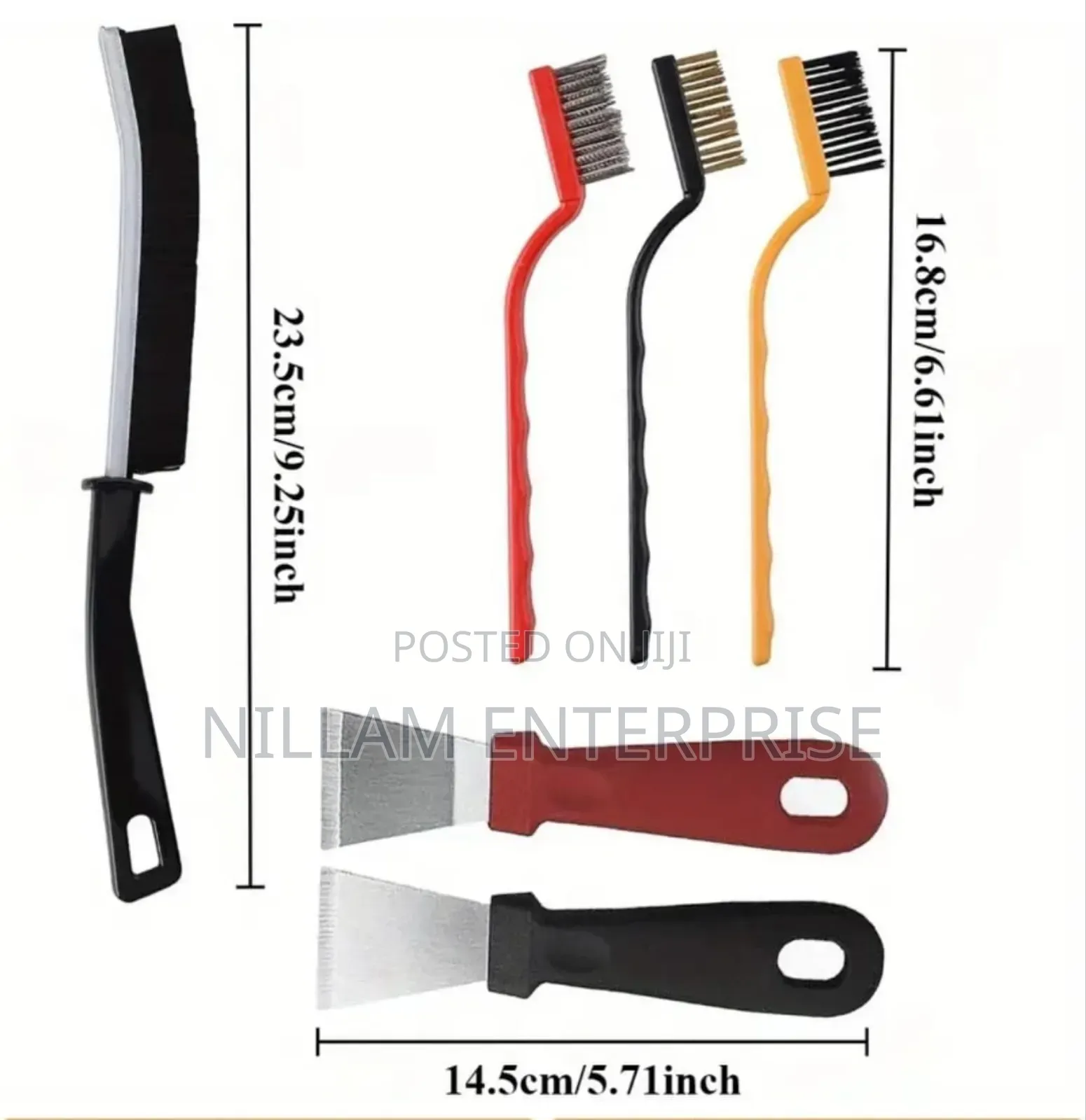 *7pcs Wire Brush Scraper Cleaning Set