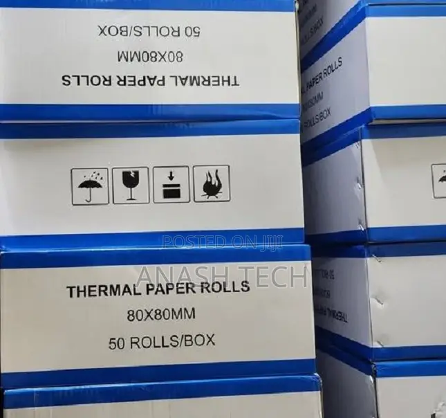 50pcs(Box) 80mmx80mm Thermal Receipt Printing Paper Rolls