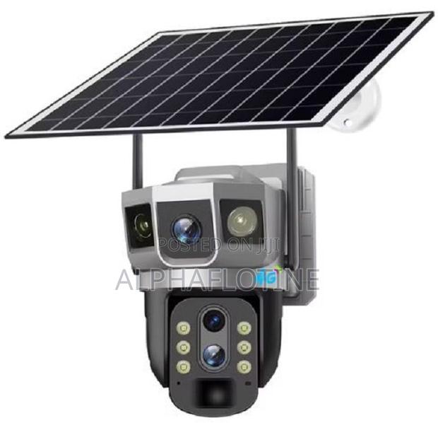 Home Outdoor Waterproof Ip66 PTZ 4g Security Camera Dual Lens
