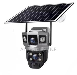 Smart Wifi Dual Lense PTZ Solar Camera Home Security - thumbnail 2
