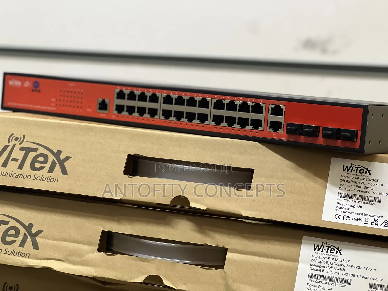 Wi-Tek Cloud L2 Managed Gigabit Poe Switch (Wi-Pcms328gf)