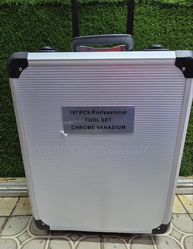 187 PCS Chrome Vanadium Set / Trolley Toolbox - thumbnail 3