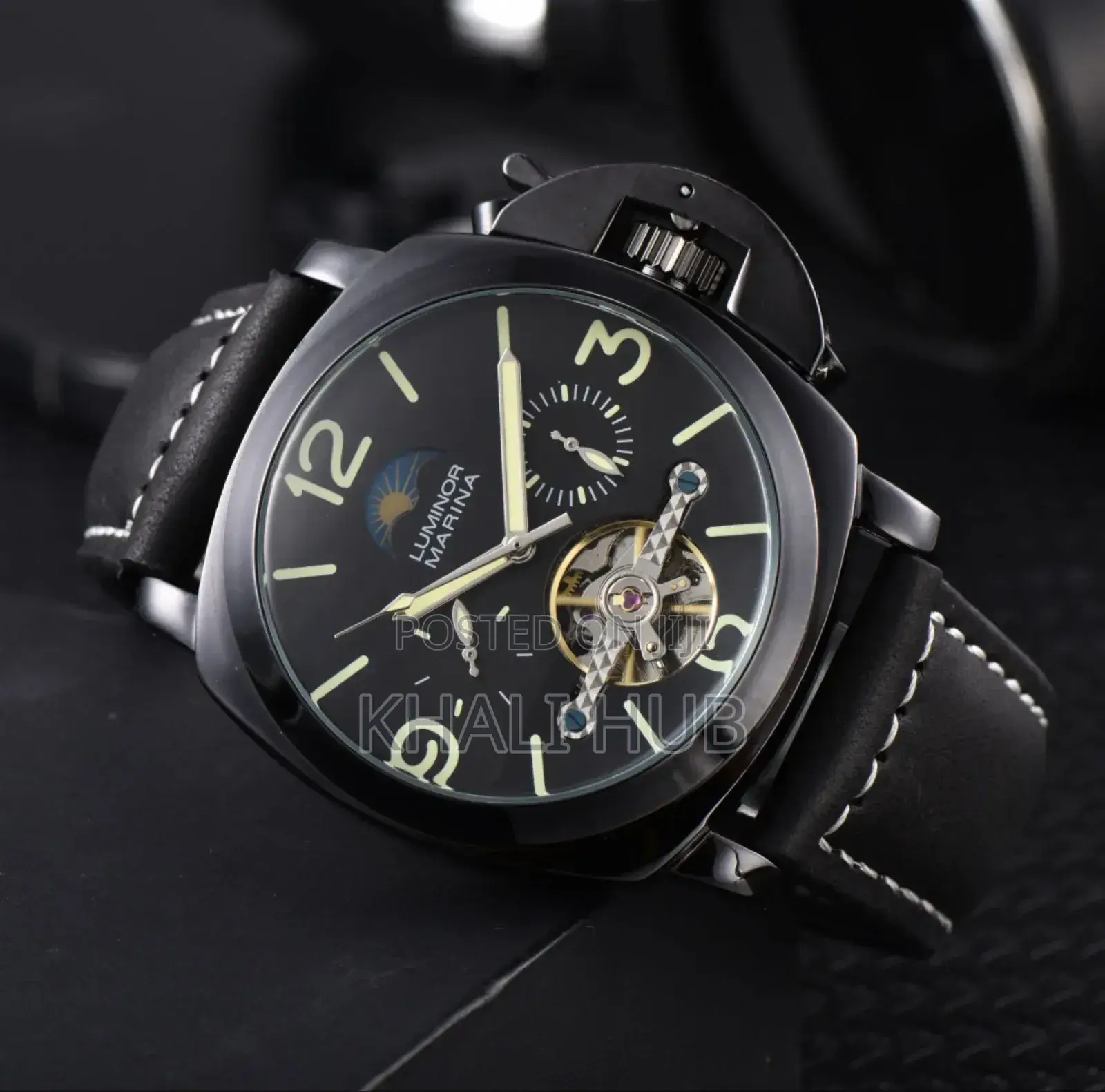Panerai Black Watch Panerai Black Automatic Watch