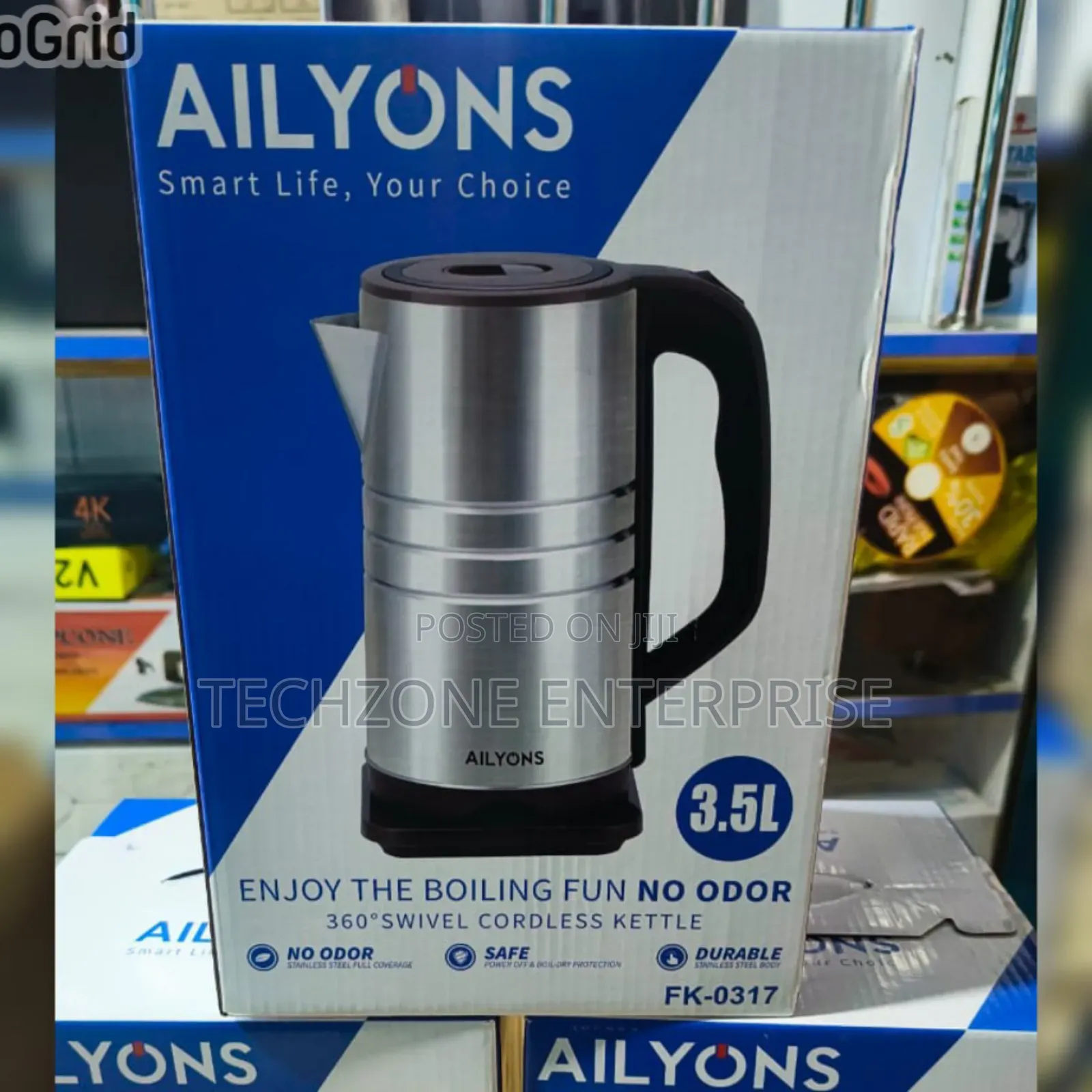 Ailyons Fk-0317 3.5l Stainless Steel Electric Water Kettlev