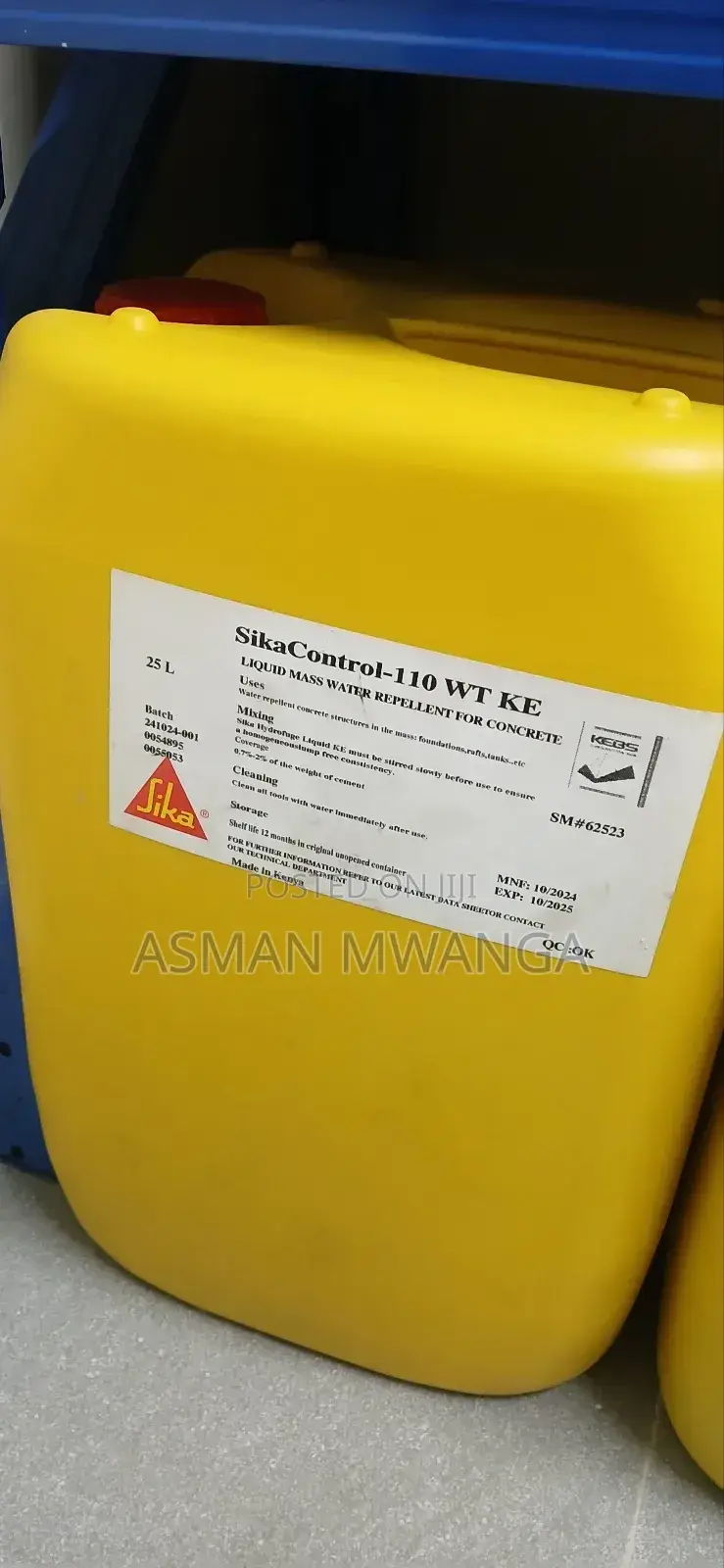 Sikacontrol 110 Waterproofing 25ltrs