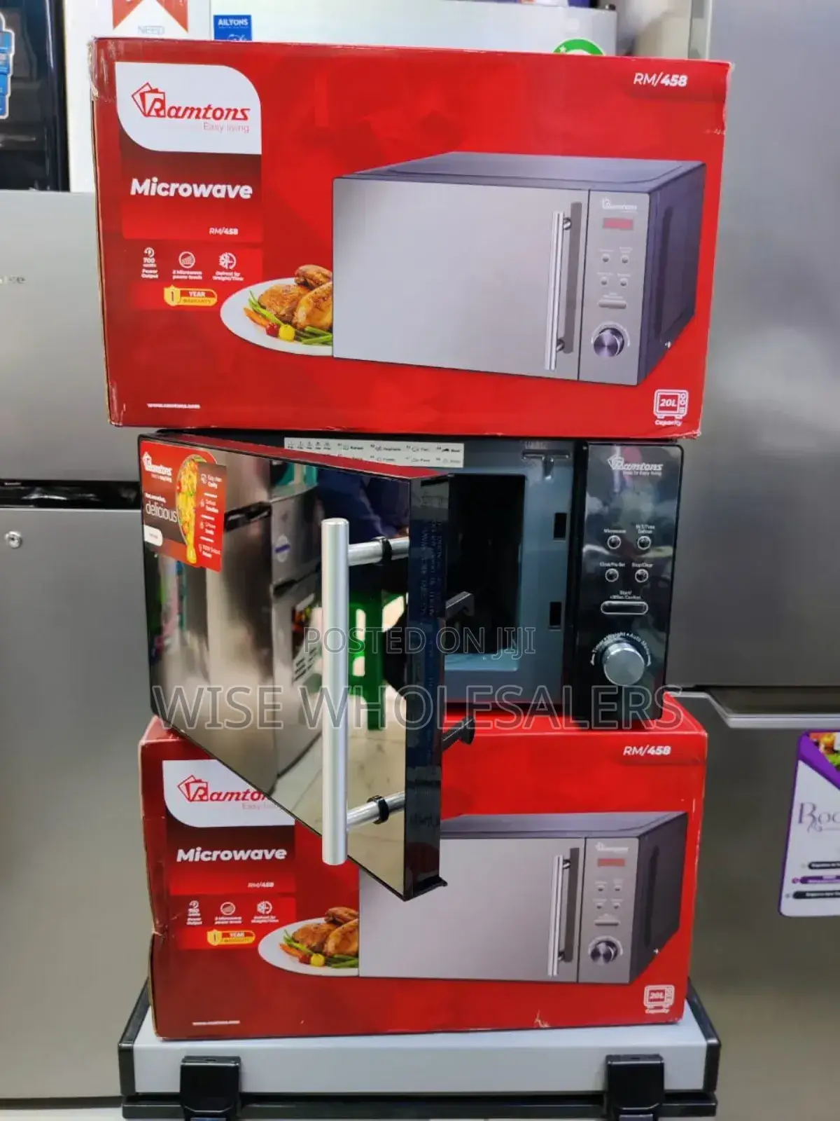 20 Liters Digital Microwave Glass Door- Rm/458