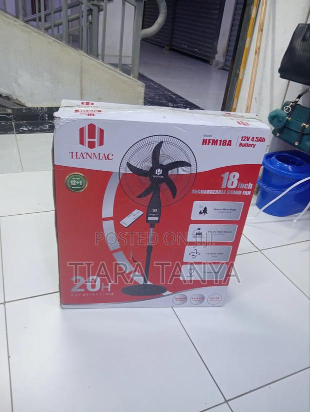 Hanmac 18" Digital Fan With Adjustable Height - thumbnail 2