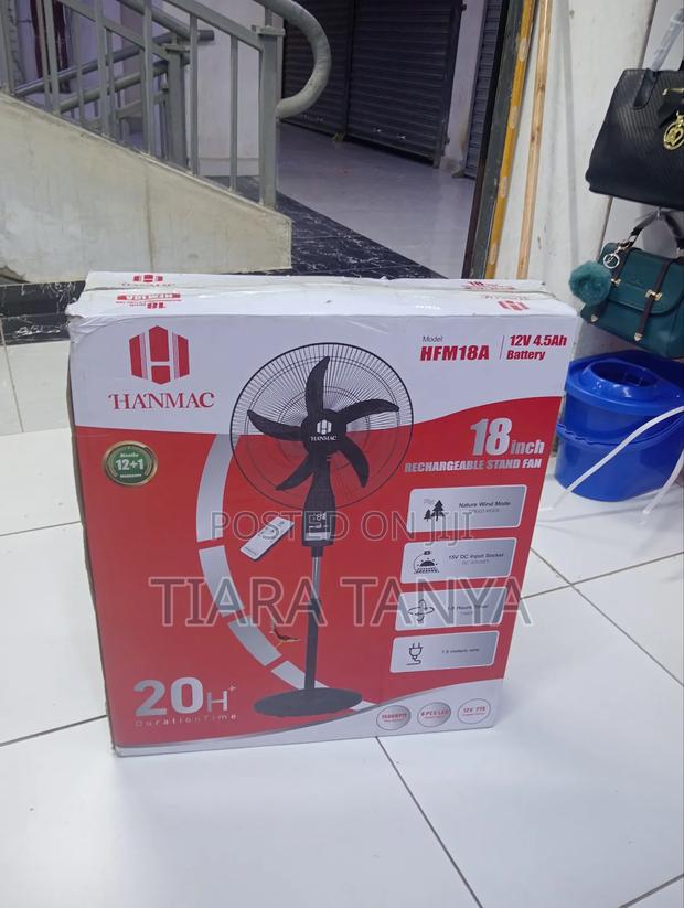 Hanmac 18" Digital Fan With Adjustable Height - thumbnail 3