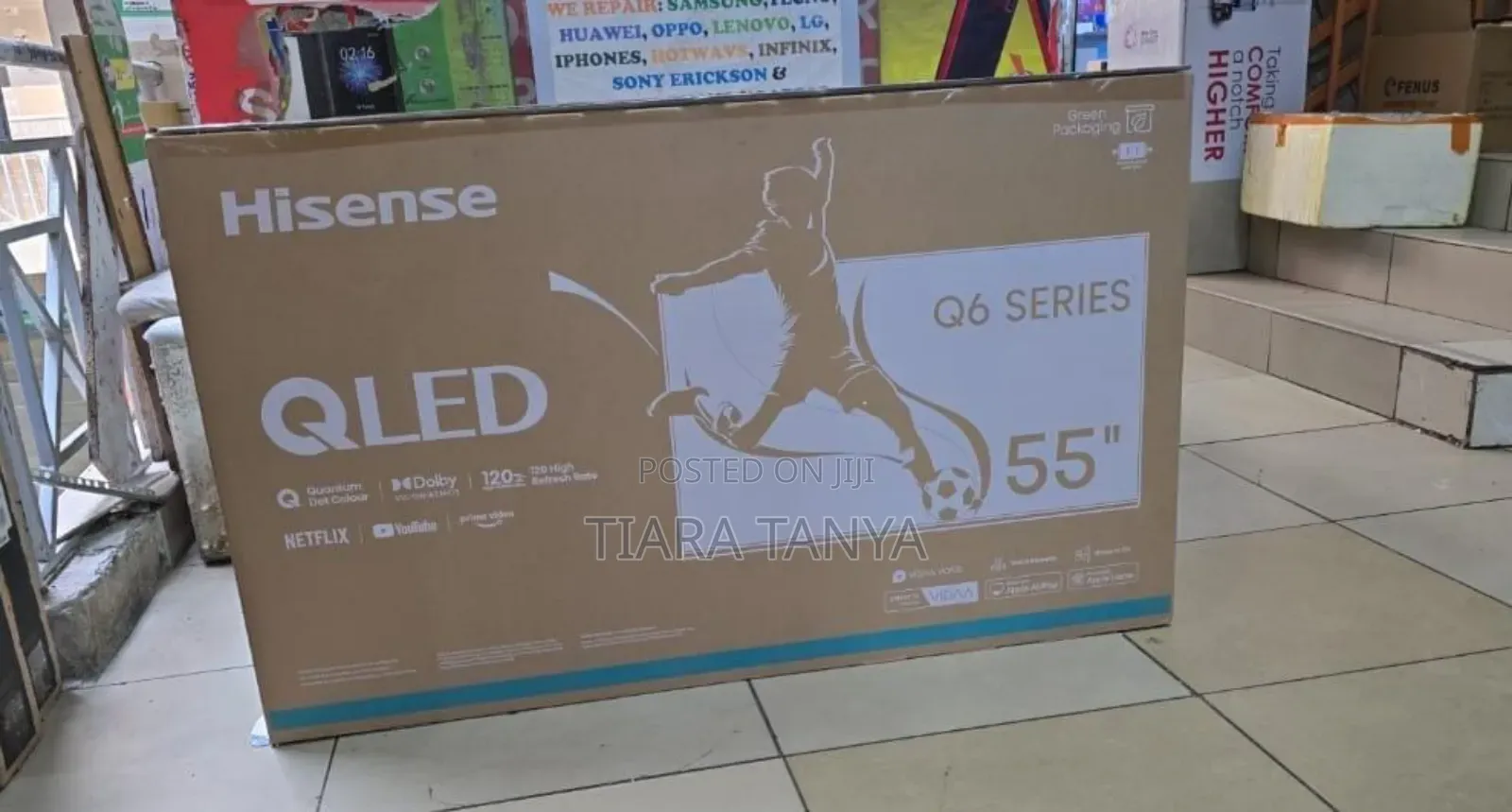 Hisense 55" Qled Q6n Frameless Smart Tv