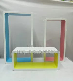3pcs Plastic Wood Floating Shelves
Colours: Multicolor, Black ,White