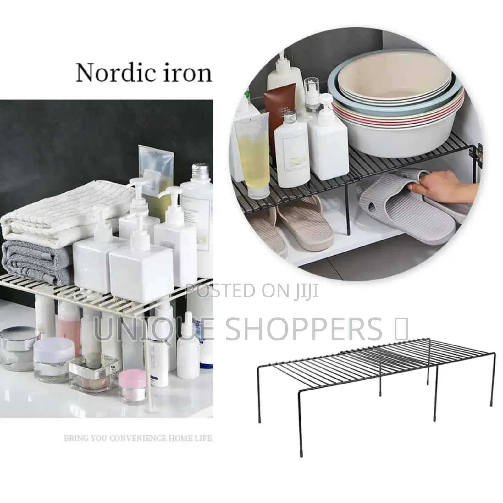Adjustable Kitchen Shelf
Colours: Black