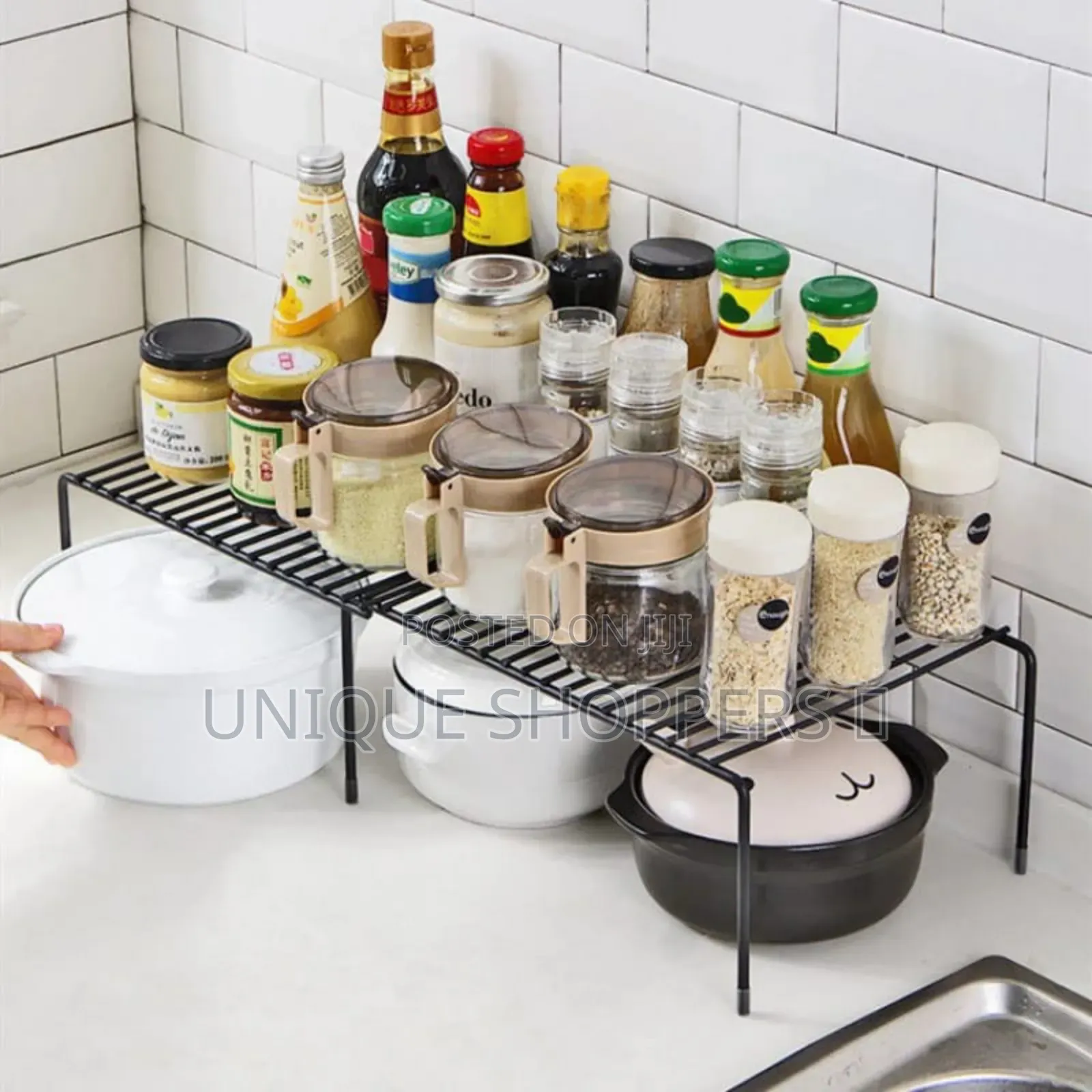 Adjustable Kitchen Shelf
Colours: Black