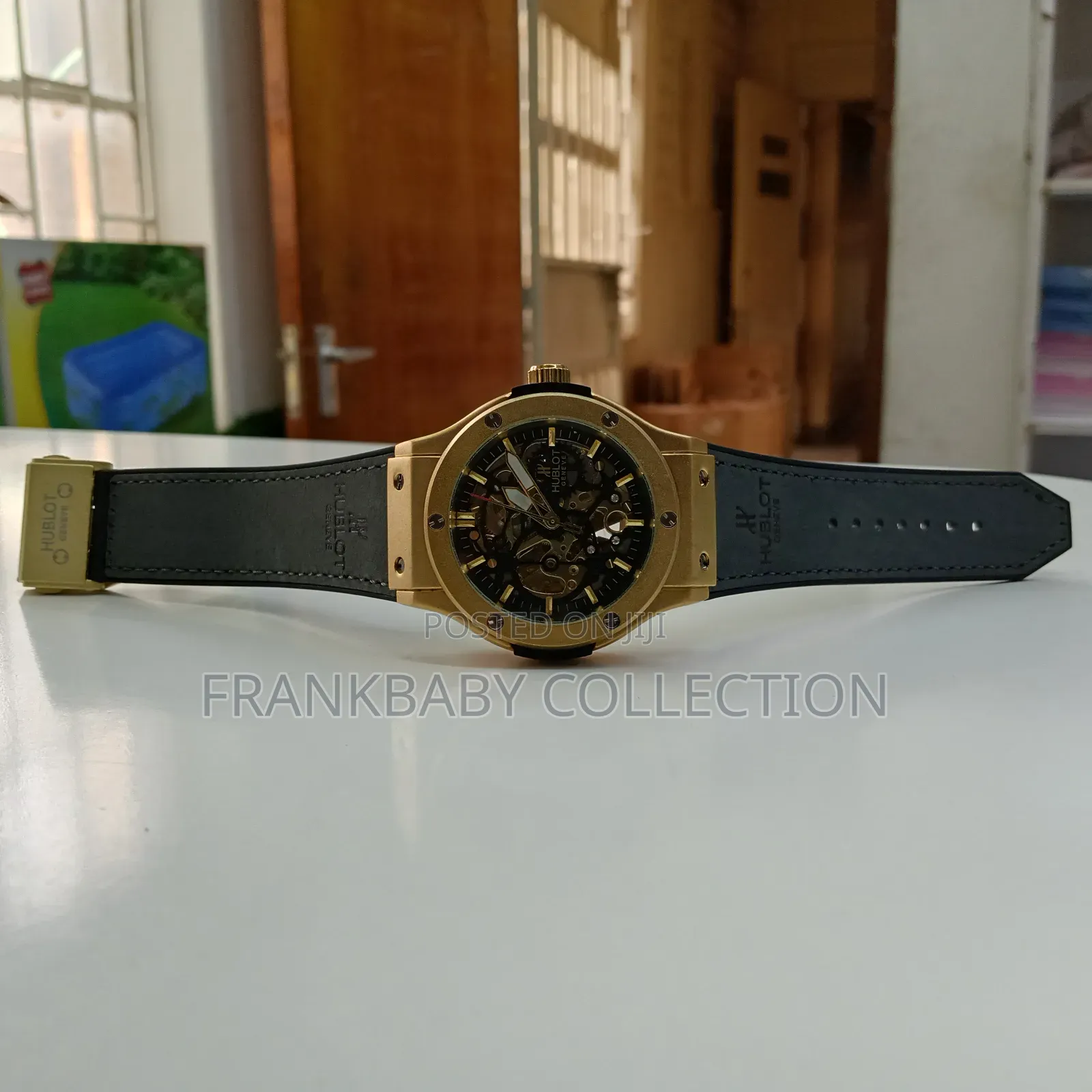 Automatic Wristwatch With Open Dial