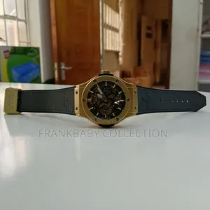 Automatic Wristwatch With Open Dial