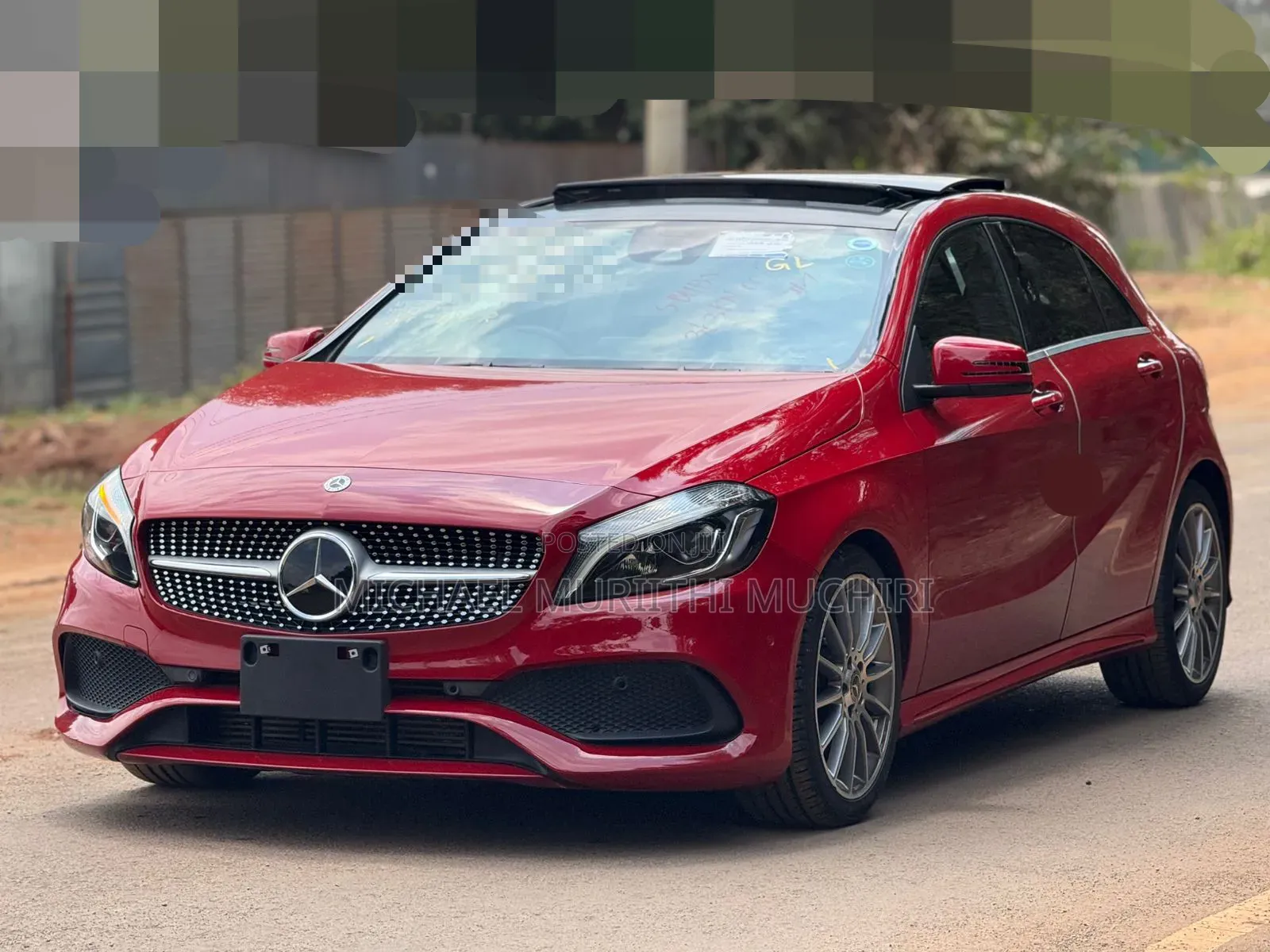 Mercedes-Benz A-Class 2018 Red