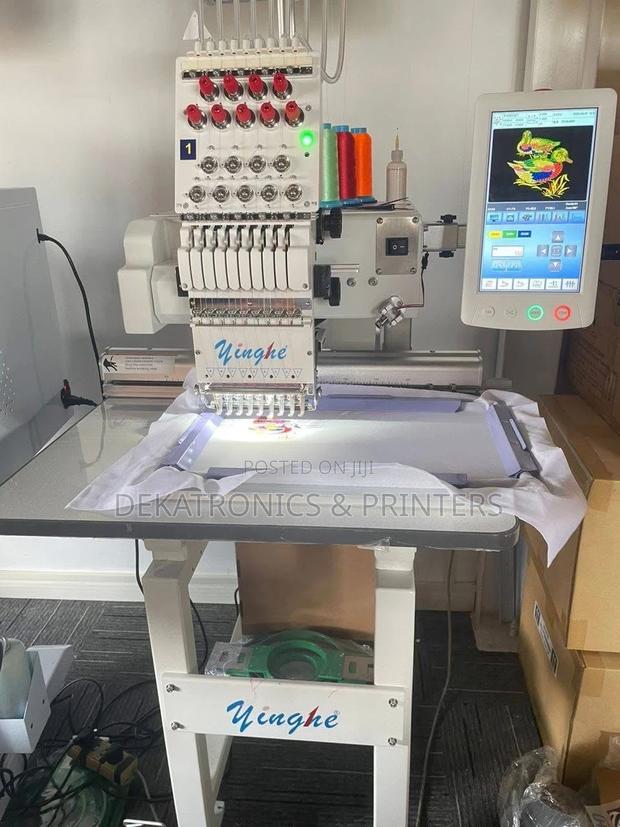 High Speed 1 Head 9 Needles Embroidery Machine - main view