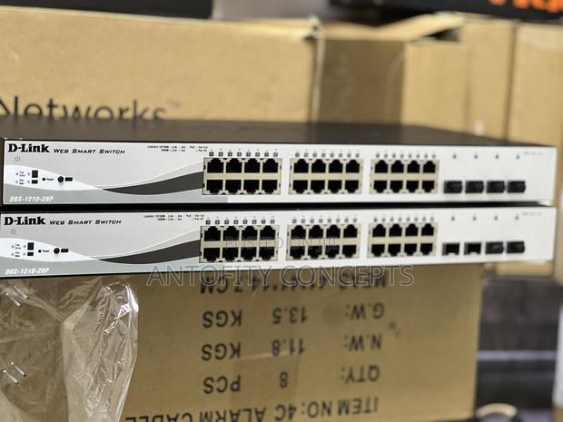 D-Link DGS-1210-28p 28-Port Gigabit Poe Switch