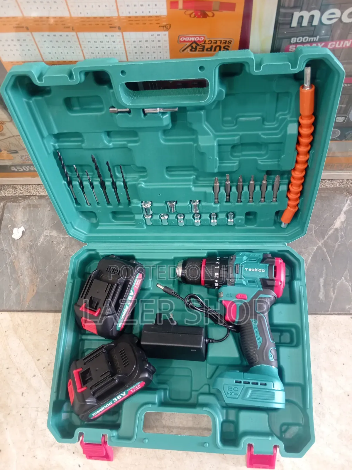 36v Brushless Cordless Drill