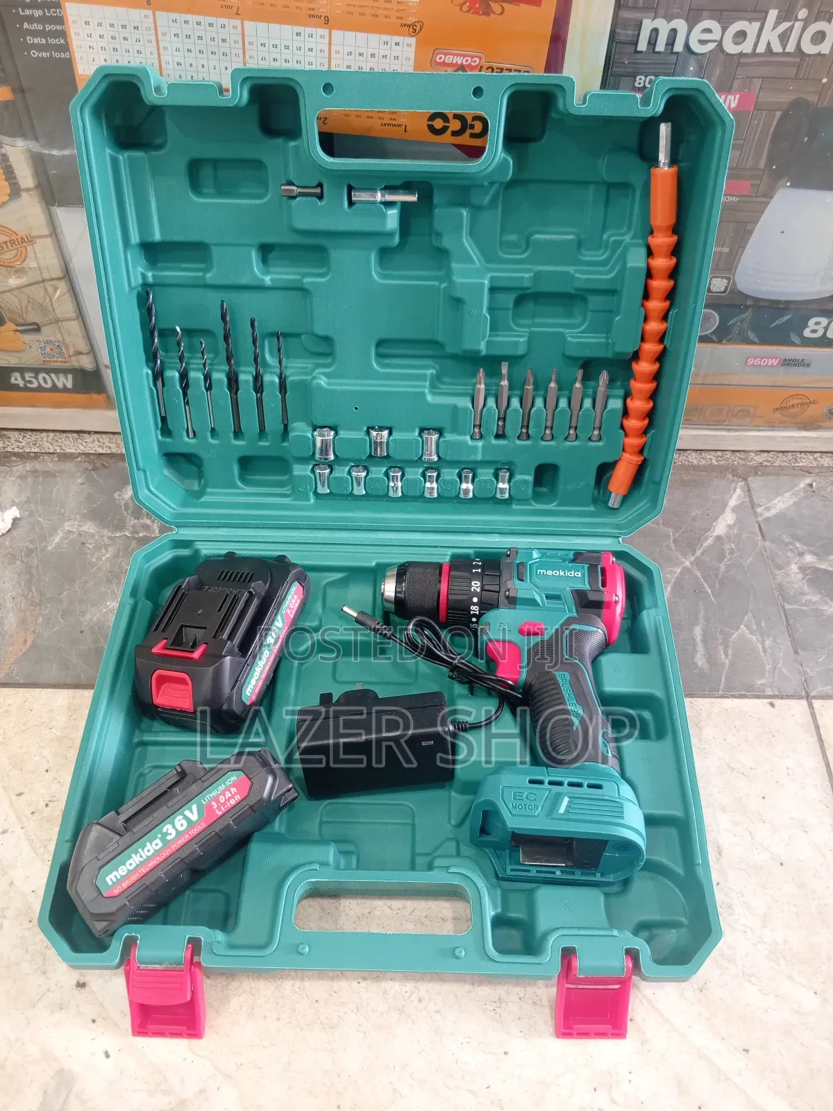 36v Brushless Cordless Drill