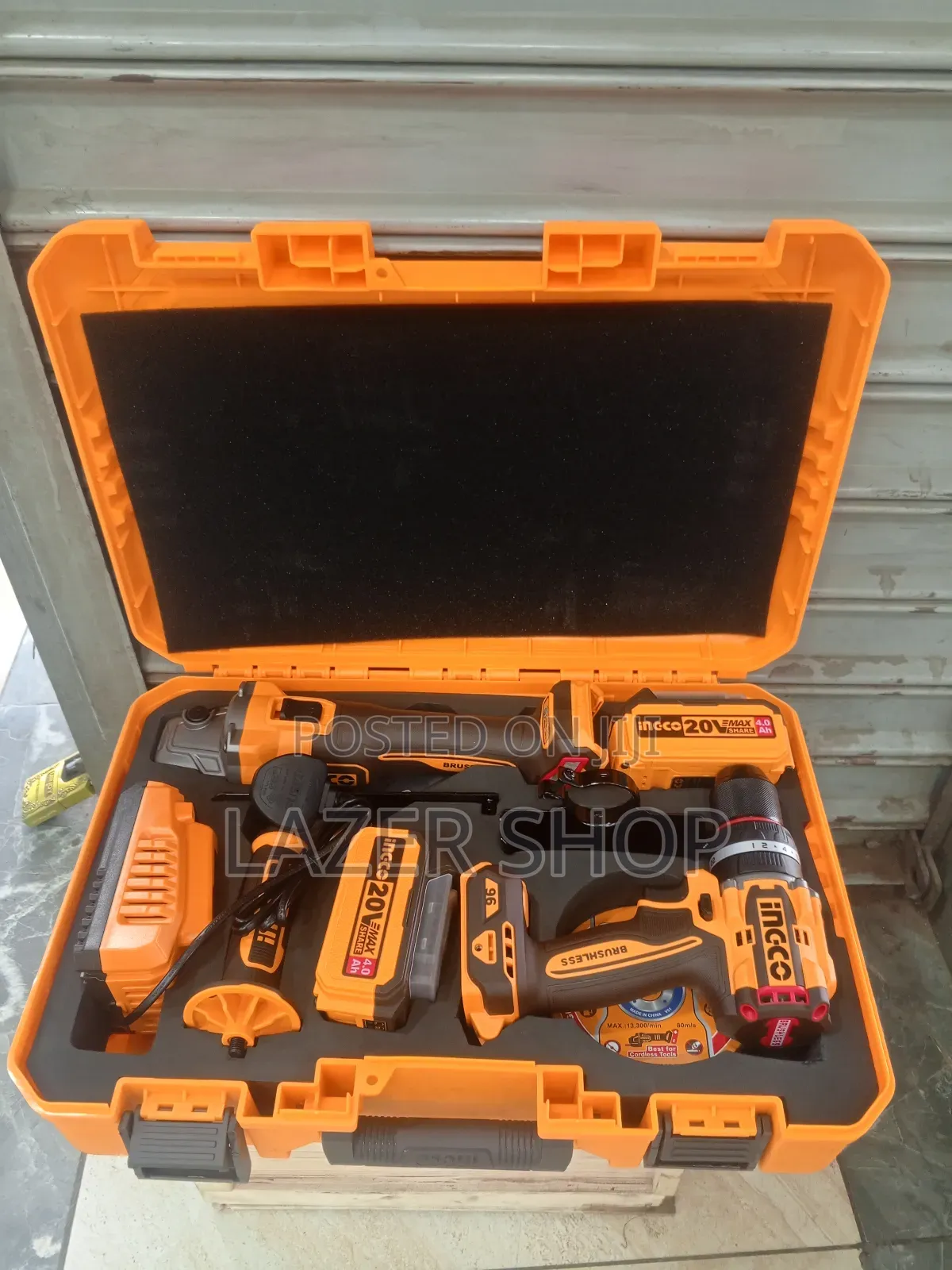 Ingco Cordless Combo, Grinder+Drill