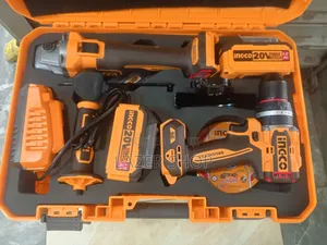 Ingco Cordless Combo, Grinder+Drill