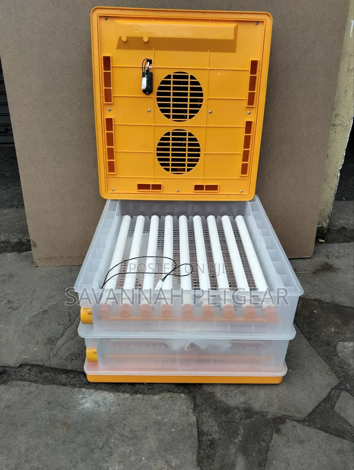 128 Egg Incubator Intelligent -Uses Electricity, Solar or Battery.