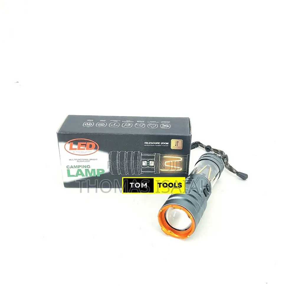 Super Bright Led Torch With Camping Light and Tripod Screw