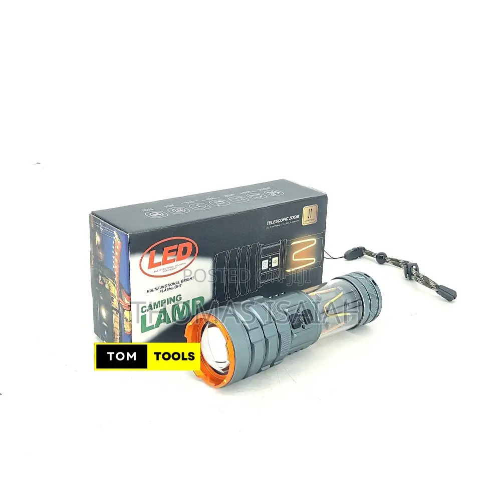 Super Bright Led Torch With Camping Light and Tripod Screw