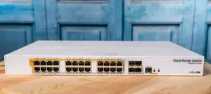 Mikrotik Crs328-24p-4s+Rm 24 Port Gigabit Ethernet Switch