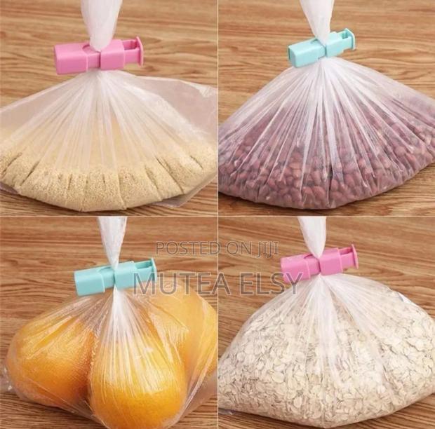 Blue,Green Pink Food Storage Sealer Clamps - thumbnail 3