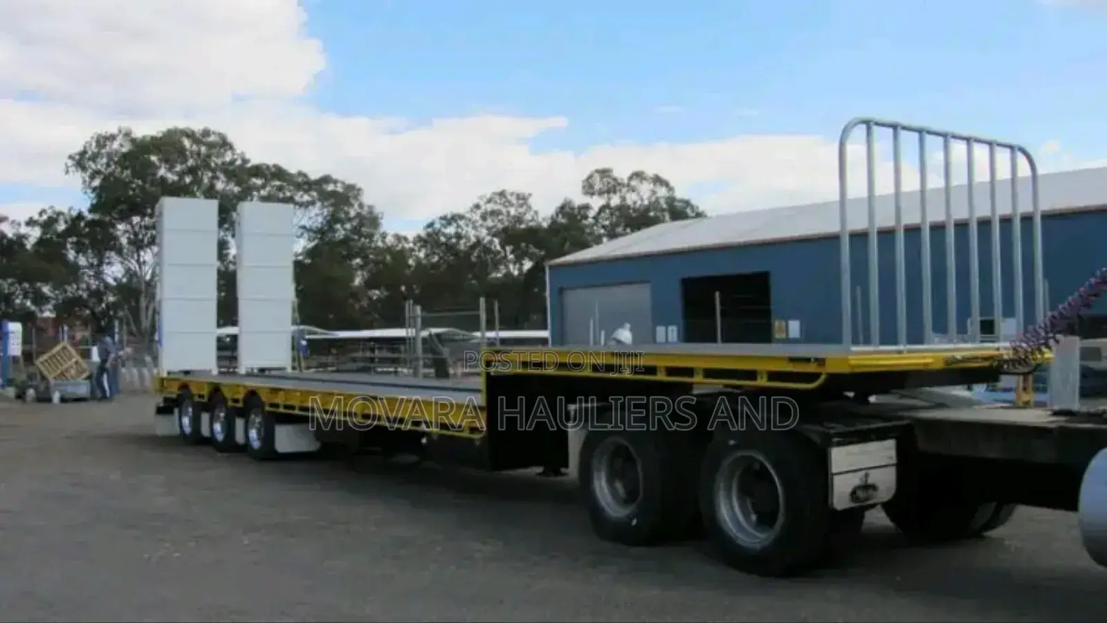 Boxbody,Container, Flatbed,Highsided Trailers Available for Logistics