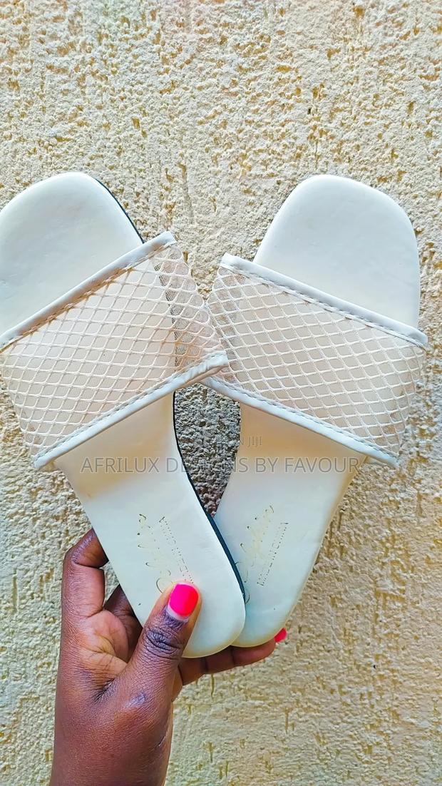 Ladies White Sandals – Size 37, Brand New Old Stock