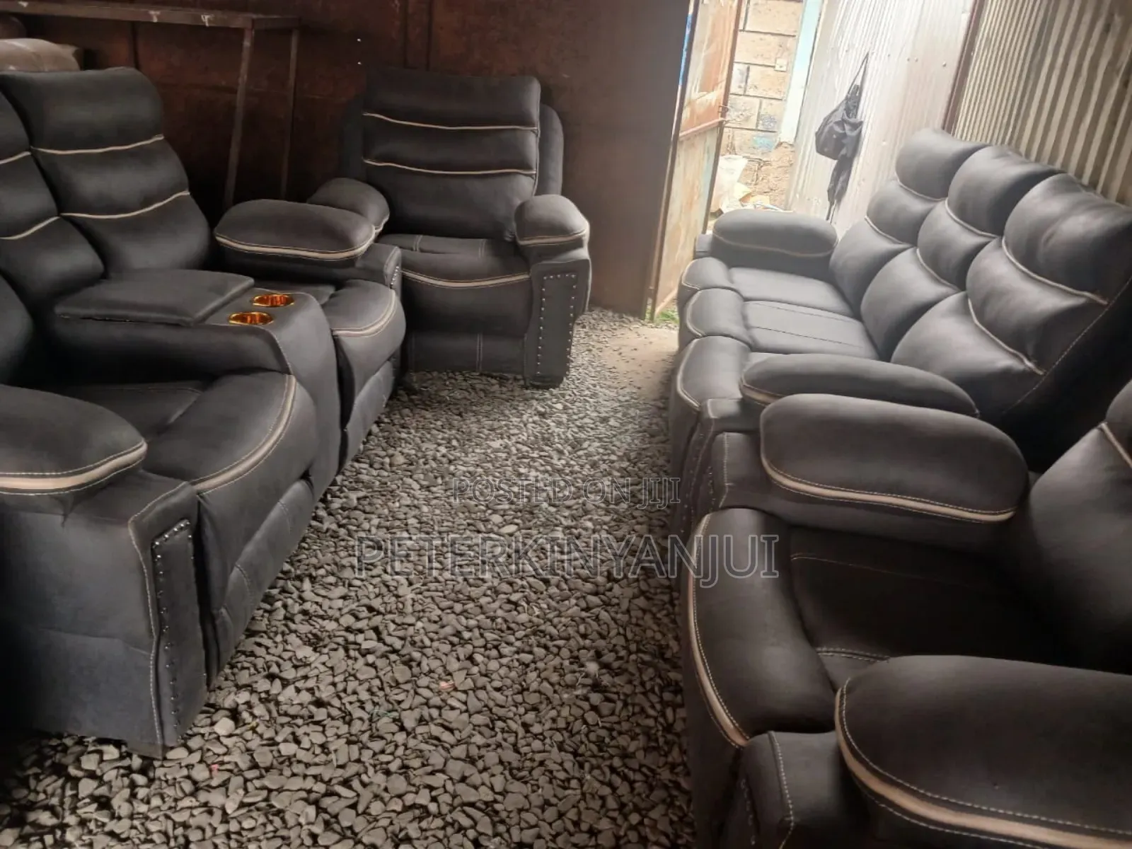 Quality Semi Recliner Sofa 5 Seater