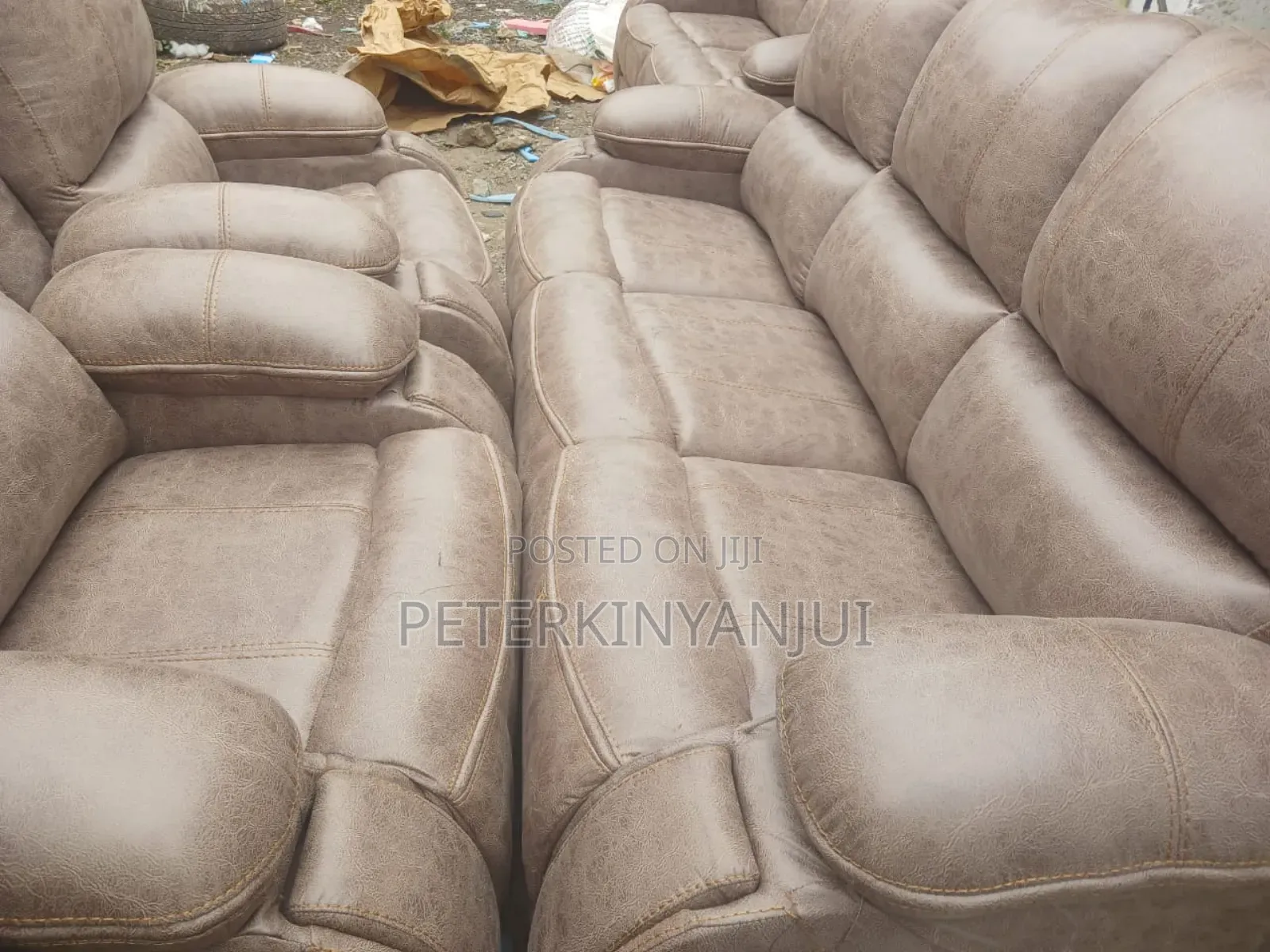 Quality Semi Recliner Sofa 5 Seater