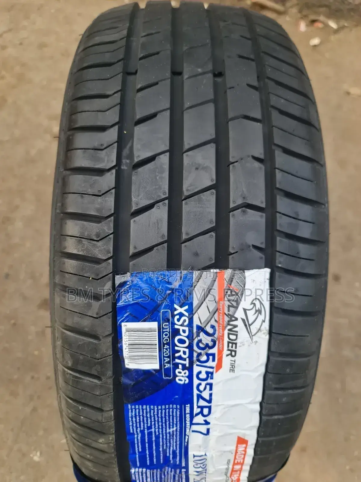 235 /55 R17 Atlander Tyres (Thailand).