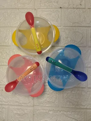 Baby Weaning Bowl With Spoon and Lid
