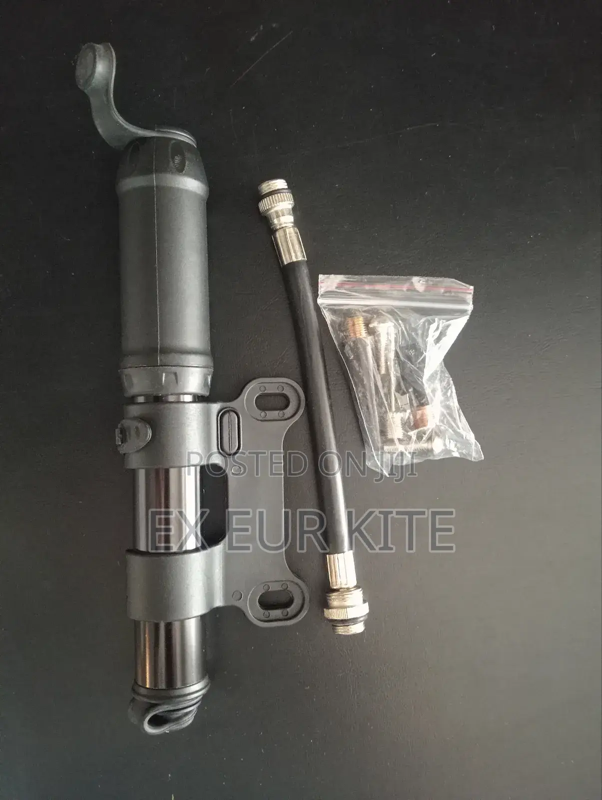 Mini Pump Aluminium, Universal Nozzle