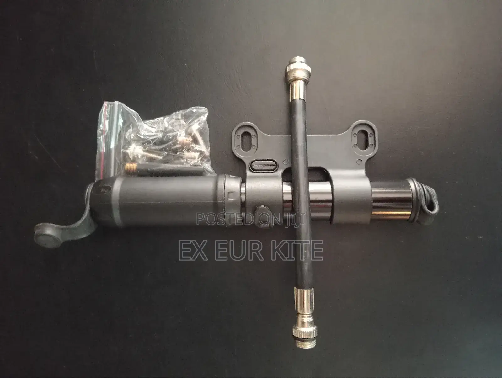 Mini Pump Aluminium, Universal Nozzle
