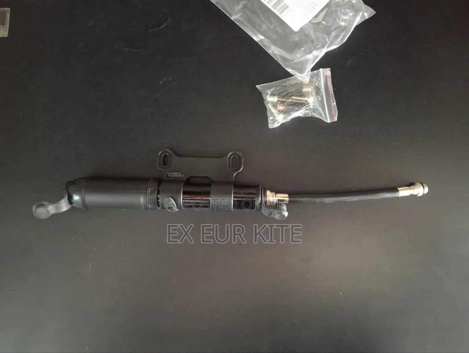 Mini Pump Aluminium, Universal Nozzle