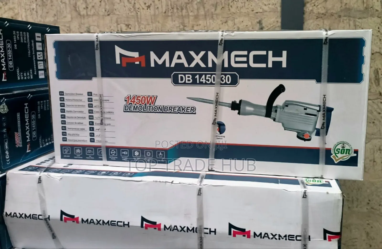 Maxmech Demolition Breaker 30mm Hex 1450watts