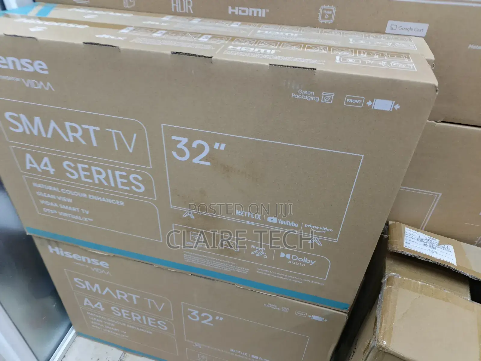 Hisense 32"-Inch Smart Digital,Netflix,Youtube Tv A4 Series