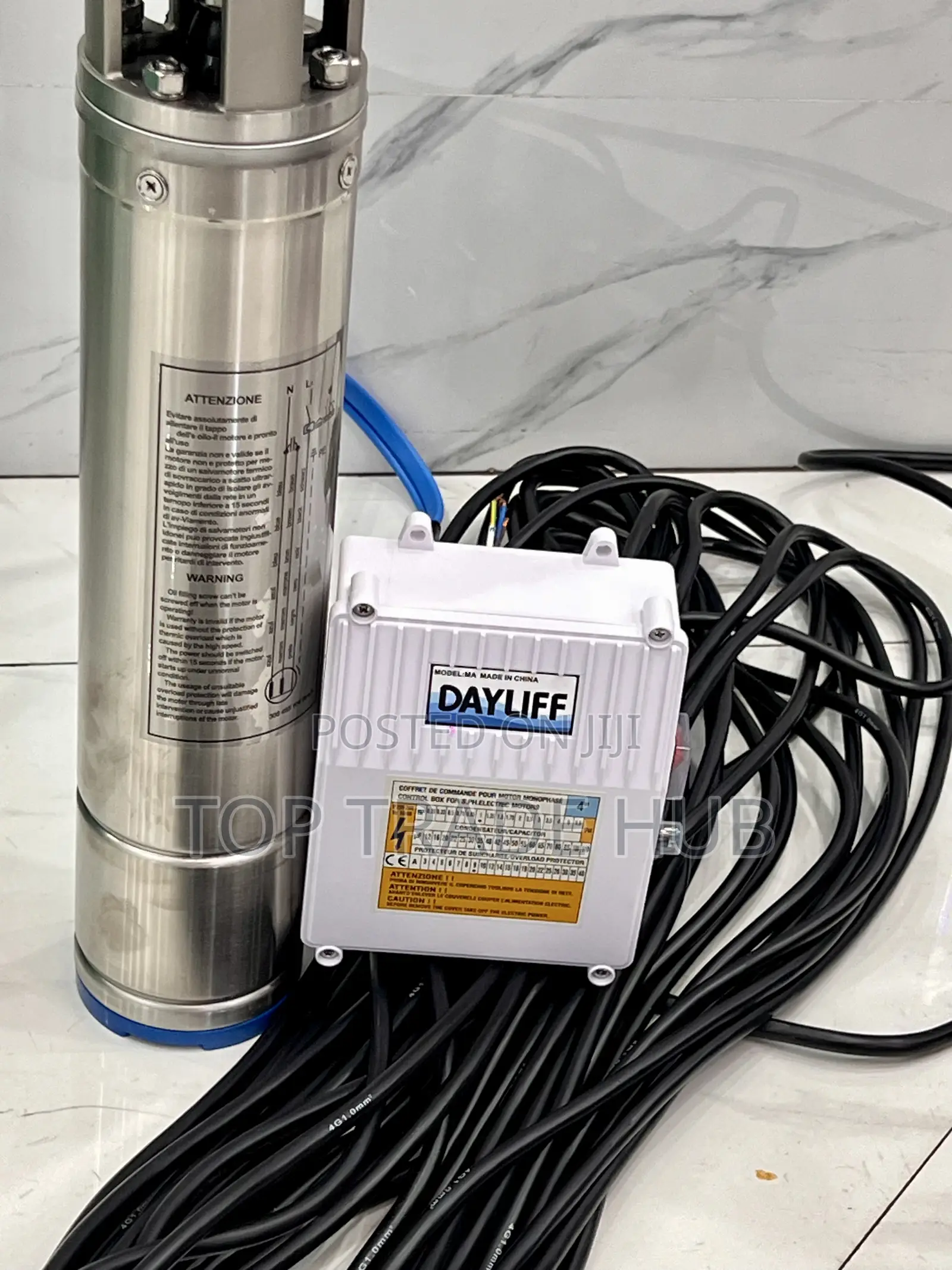Dayliff Dsd 3/13 Submersible Pump 1hp 93m Head With Eco Controller