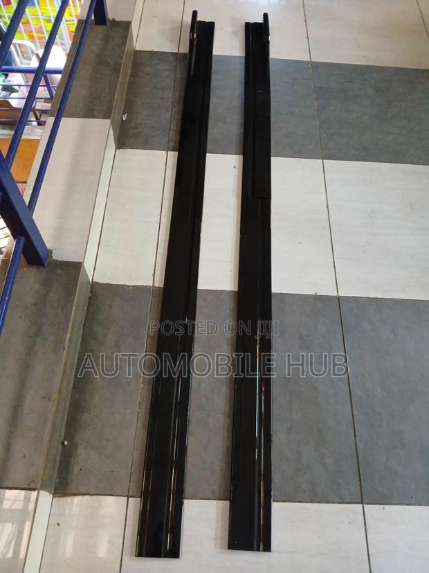 Buy Online Universal Car Black Side Skirts Black Plain