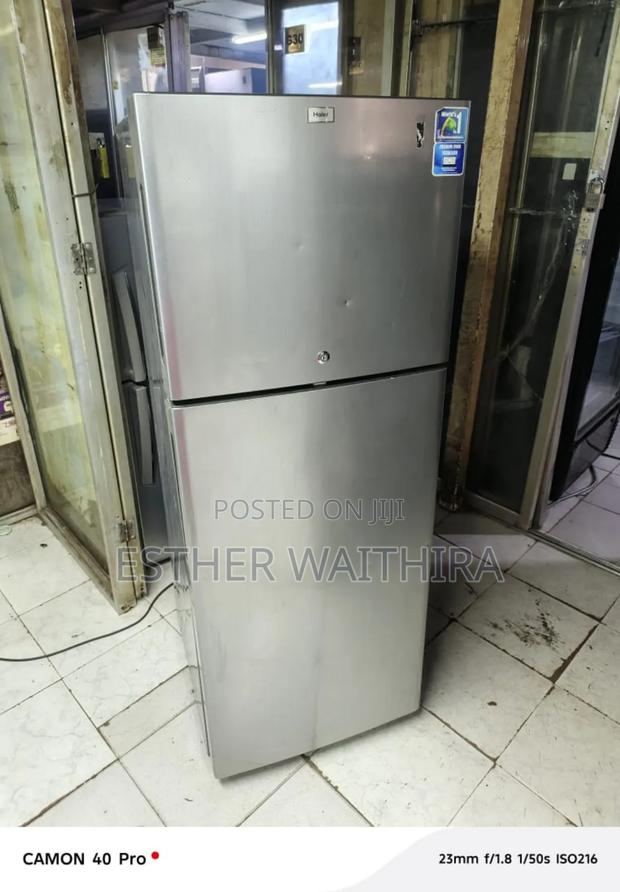 Haier Silver Double Door Fridge - thumbnail 3