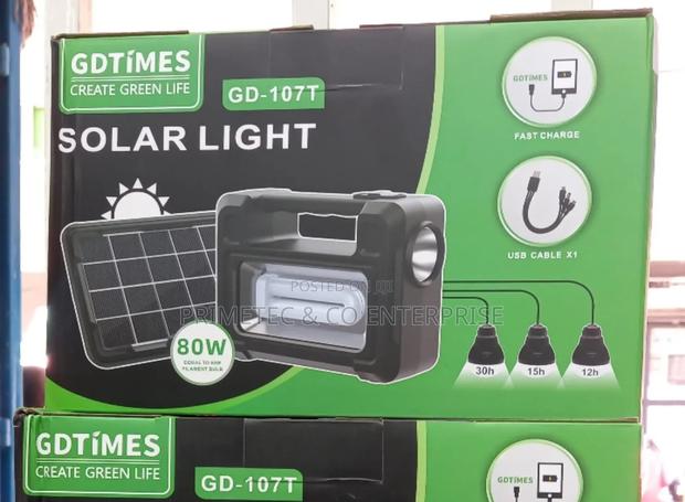 Gdtimes Solar Lighting Kit - main view